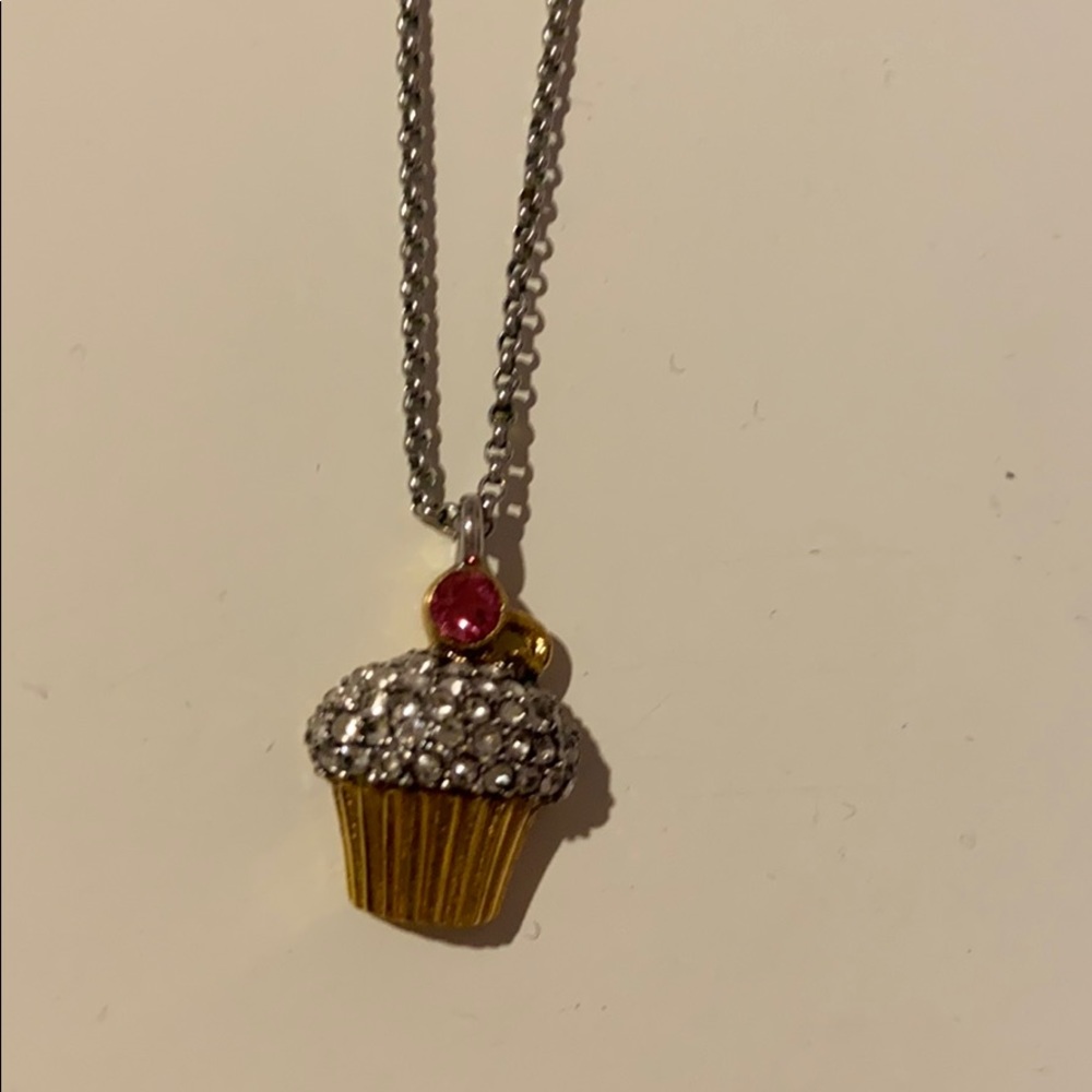 Sterling Silver Juicy Couture Cupcake Necklace